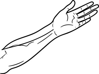 Hand Drawn Ask or Help Speech Bubble Vector Doodle Icon