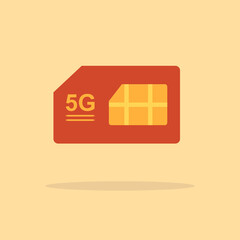 premium SIM phone card icon design