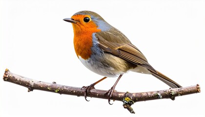 Fototapeta premium robin isolated on white