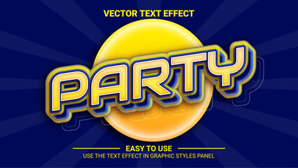 3d party editable text effect