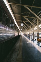 Fototapeta premium train station in the city