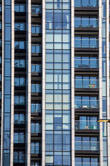 Close-up Abstract of a High Rise Building