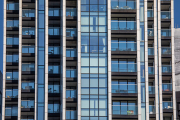 Fototapeta premium Close-up Abstract of a High Rise Building