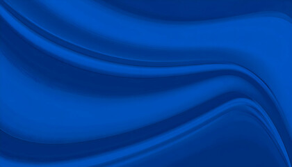 Blue Silk Waves Abstract Background.