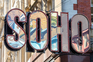 Soho in London, UK