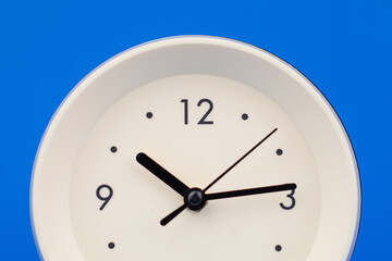 High quality photo alarm clock concept of quality work and living
