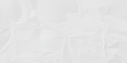 Crumple white obsolete billboard rumple. wrinkle ripped creased white crumple aged closeup craft document grunge recycling paper background.	
