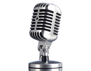 Black studio Microphone. Modern mic 