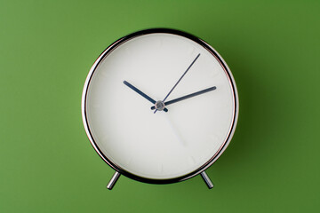 High quality photo alarm clock concept of quality work and living