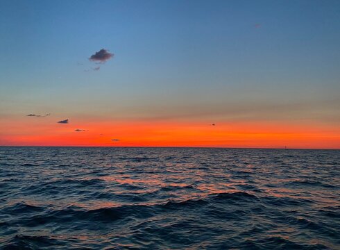 Red Sky at Night in the Outer Banks