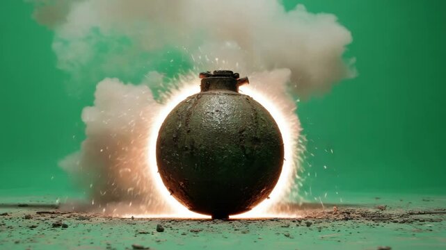 Controlled detonation shows power of explosions
