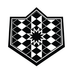 Moroccan Courtyard Tile Floor Pattern