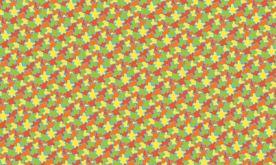 Seamless Blobs Pattern with Irregular Abstract Organic Shapes