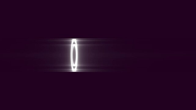 Leuchtende Lichtringe und kreisf&ouml;rmige Energie &ndash; futuristische Technologie, abstrakte Bewegung, digitale Innovation und moderne Lichtenergie in dynamischer Animation, Wissenschaft