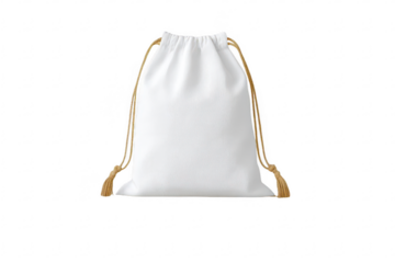 Blank white drawstring bag (24)