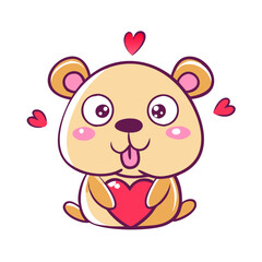 Cute Cat Cartoon Illustration