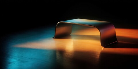 Minimalist Under Desk Foot Rest for Stability and Comfort in Quiet Workspace