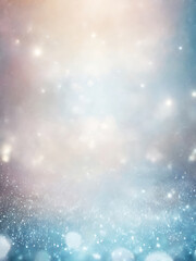 christmas background with snowflakes