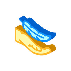 lightweight isometric icon vector illustration