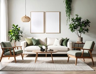 Modern minimalist living room (2)