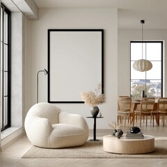 Modern minimalist living room interior (5)