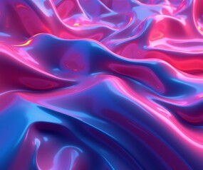 Fototapeta premium Abstract Pink and Blue Liquid Flowing Texture image