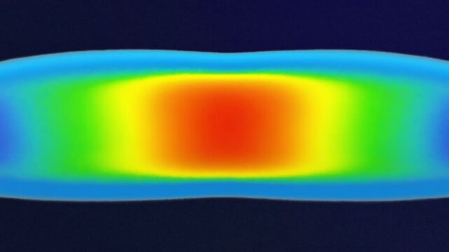 Colorful abstract heat map animated overlay, transparent 4K video, alpha channel, ProRes 4444