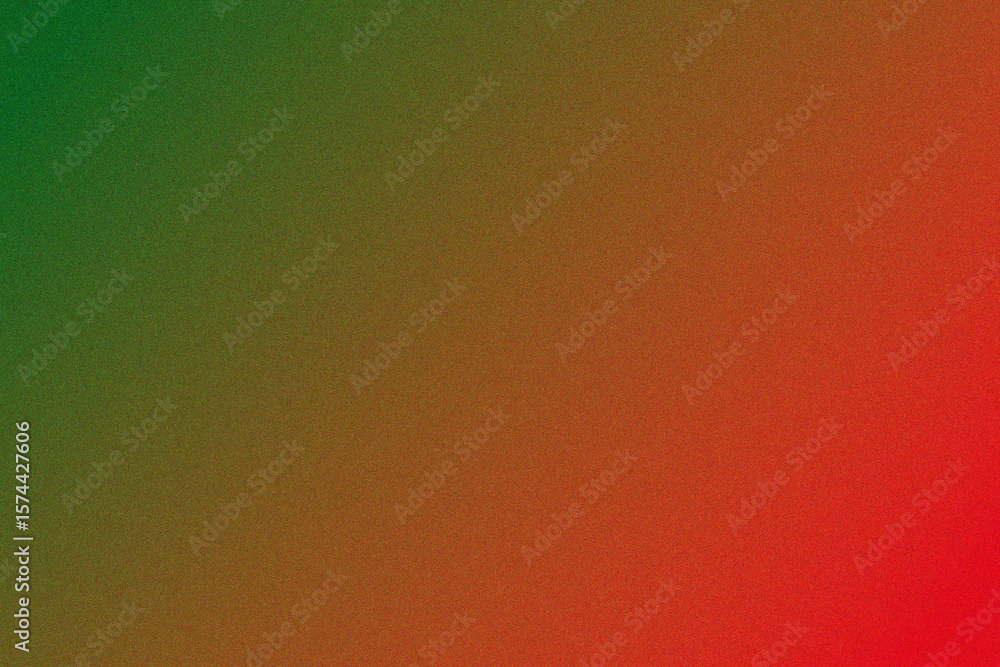 Aufkleber textured gradient background transitioning from deep green to vibrant red with subtle noise effect