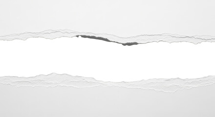 Obraz premium Torn Paper With Black Background