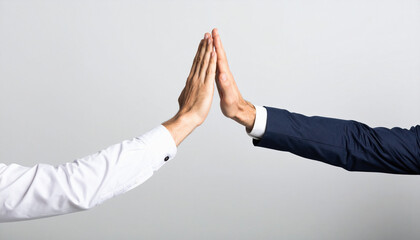 Business Colleagues Giving a High Five