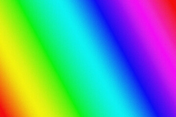 Diagonal rainbow gradient with subtle noise texture for vibrant backgrounds