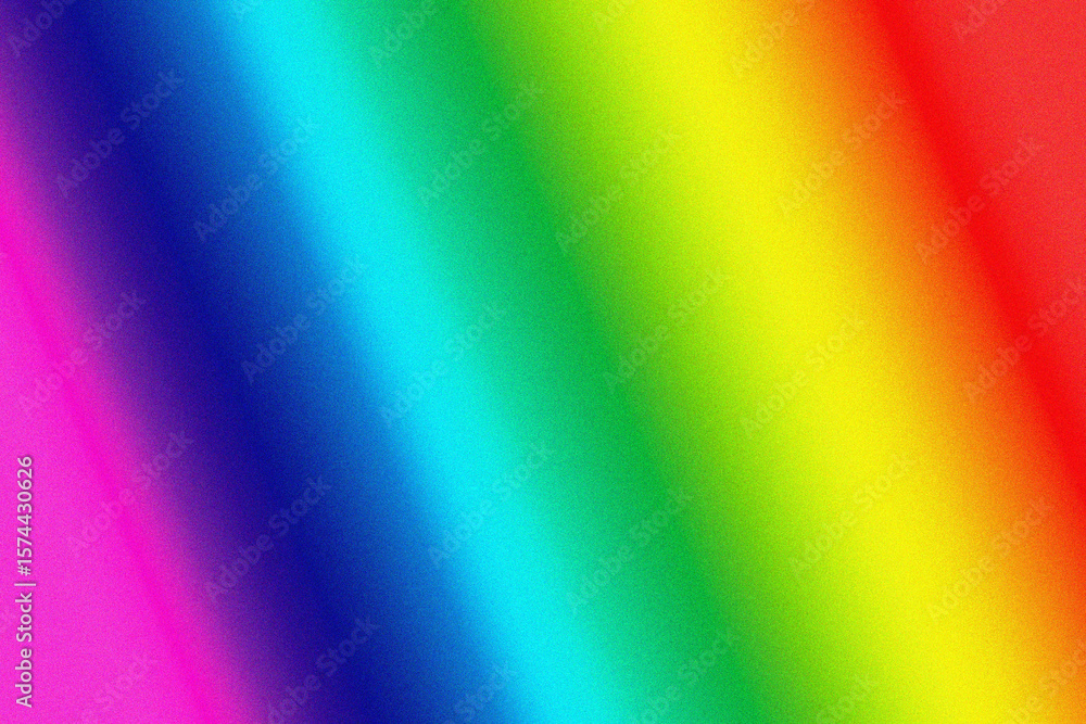 Aufkleber diagonal rainbow gradient with subtle grain texture background