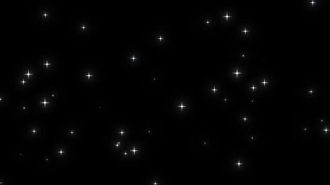キラキラ光る光のエフェクト背景動画
