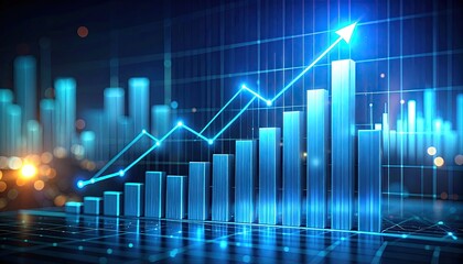 Growth chart, digital illustration