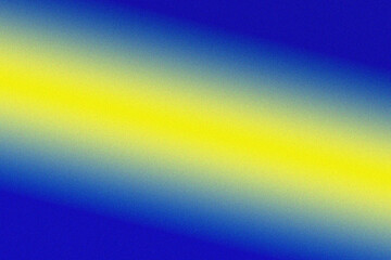 Diagonal gradient of vibrant yellow to deep blue with fine grain texture