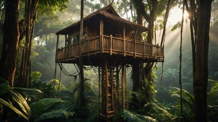Jungle Treehouse Retreat in a Sri Lankan Rainforest