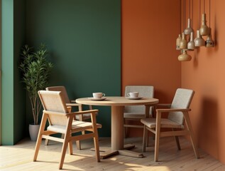 modern dining room