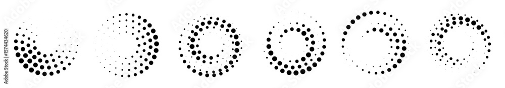 Poster png abstract shape swirl black white artistic vector icon modern texture motion stylish frame radial