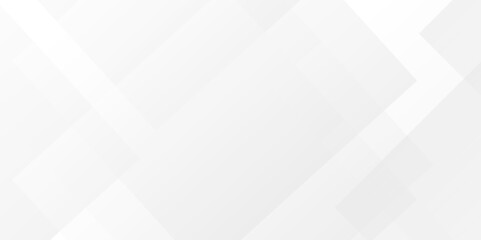 White abstract gradient geometric background. white abstract design background template. white and gray technology concept diamond triangle geometric line background. 