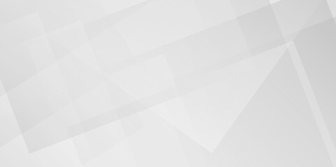 White abstract gradient geometric background. white abstract design background template. white and gray technology concept diamond triangle geometric line background. 