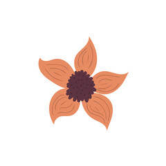 PNG chalk pastel children flower doodle school garden soft hand vector illustration floral nature drawn pattern colours isolated set childish wax paint blue simple texture spring blackboard.









