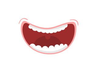 PNG teeth open dental mouth vector illustration clean modern minimal bold pink white simple line art playful style design graphic creative communication concept smile character health piece.

