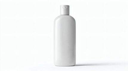 A sleek white bottle with a flip-top cap, ready for your product.