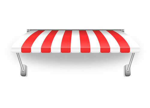 PNG striped awning canopy roof retail grocery store tent shelter shade parasol marquee isolated vector illustration front shadow cover window clip art cafe street business design flier.









