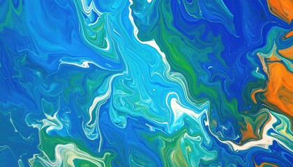 Abstract swirls of color
