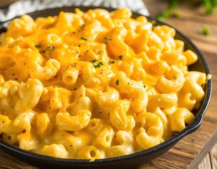 Creamy cheesy macaroni and cheese dish