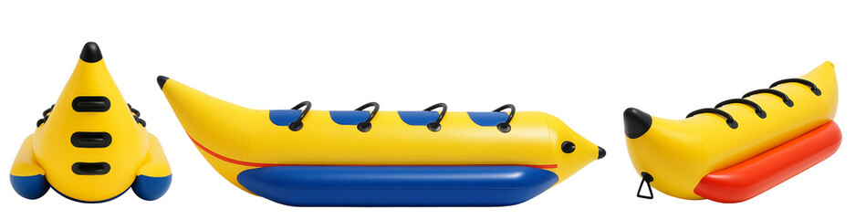 Obraz premium Inflatable Banana Boat Ride Set – Water Sports Equipment