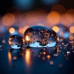 AI Generated Glowing Rock