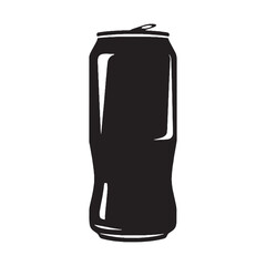 Icon of bubbly delight – Soda silhouette designed with clean Soda vector – Soda illustration

