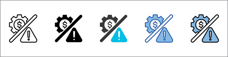 Obraz premium Shadow Economy Single Pack Multistyle Illustration